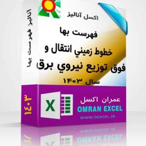 آنالیزبها خطوط زميني انتقال و فوق توزيع نيروي برق 1403